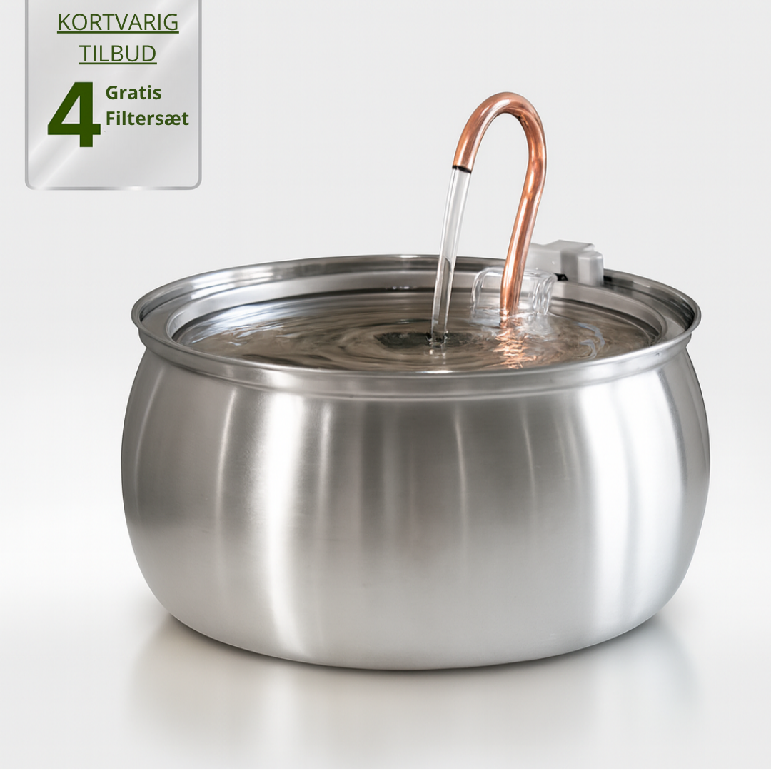 Norillo™ – Kattefontene i rustfritt stål som forebygger urinveisproblemer