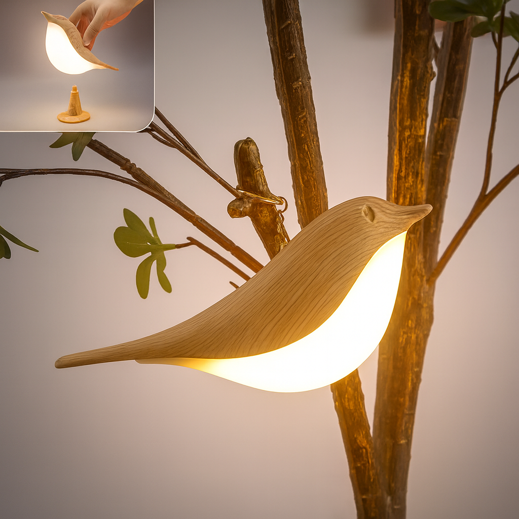 Norillo™ – Nattlampe i Fugldesign med Duft og Justerbart Lys