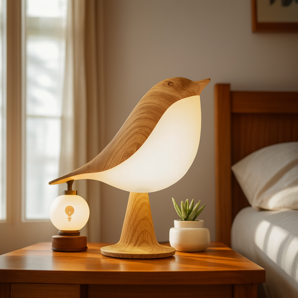 Norillo™ – Nattlampe i Fugldesign med Duft og Justerbart Lys