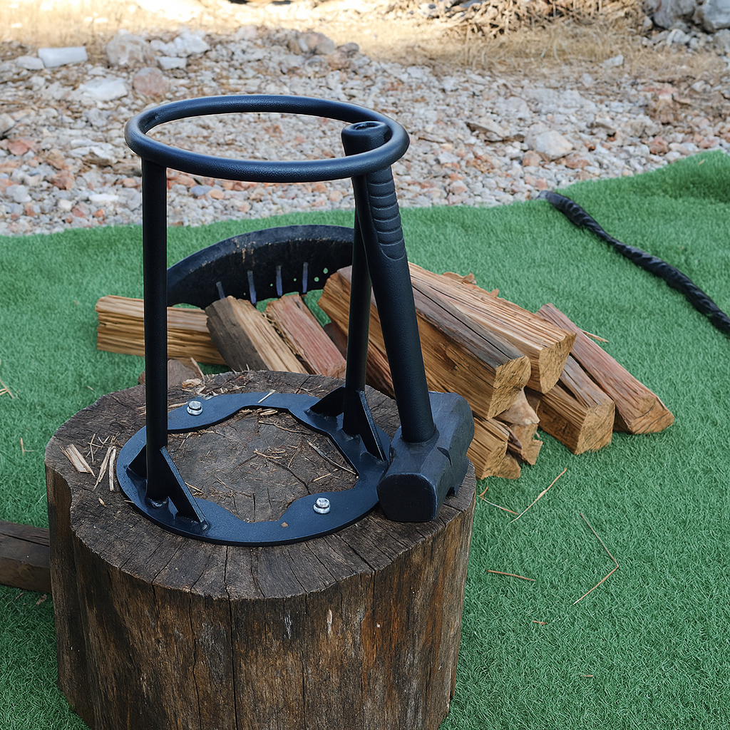 Norillo™ – Sikker vedkløyver i stål som gir perfekt opptenningsved uten øks