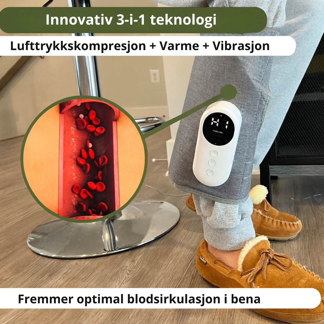 Norillo™ – Smertelindring på 7 dager | 3-i-1 massasje for ben og legger