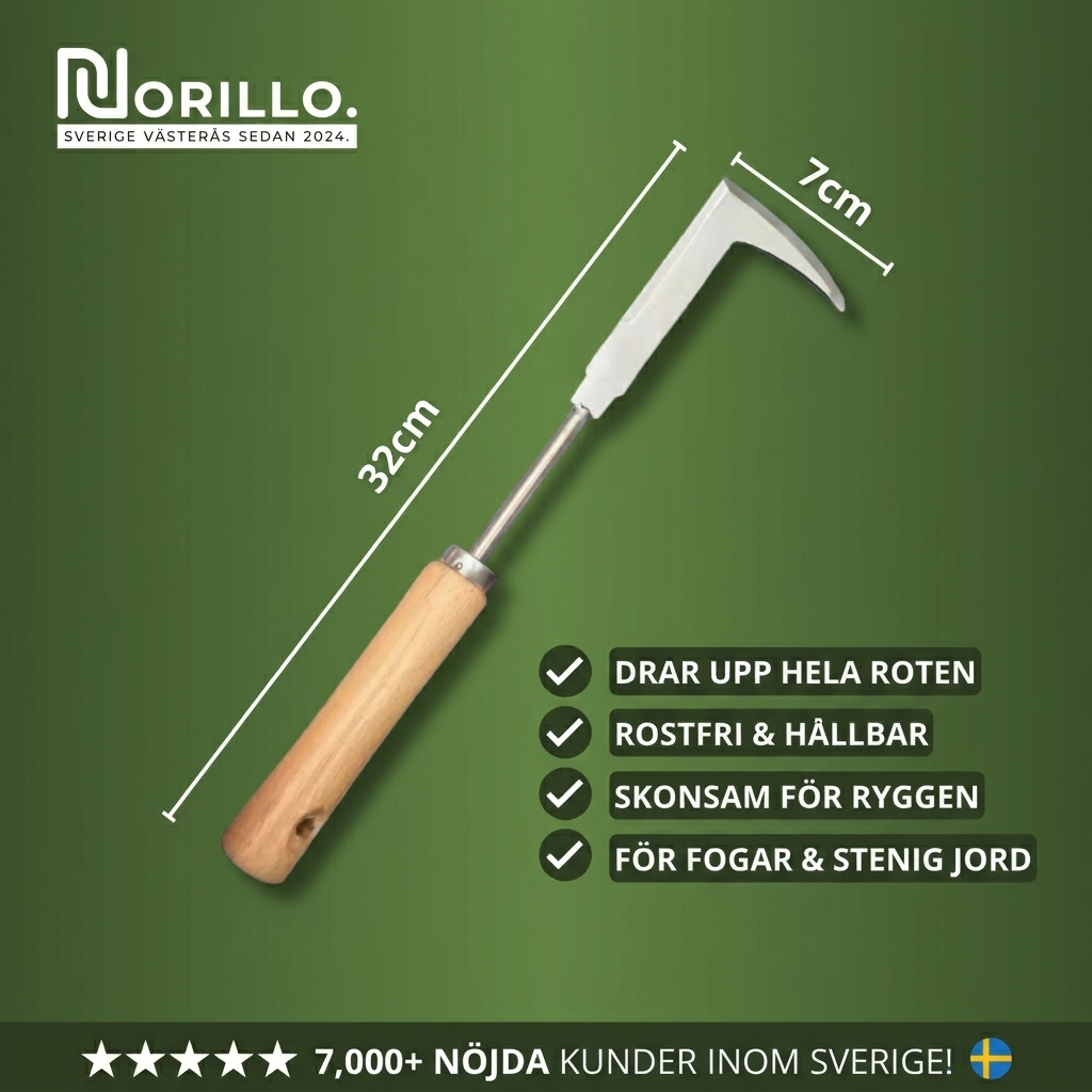 Norillo ugressfjerner for steinheller