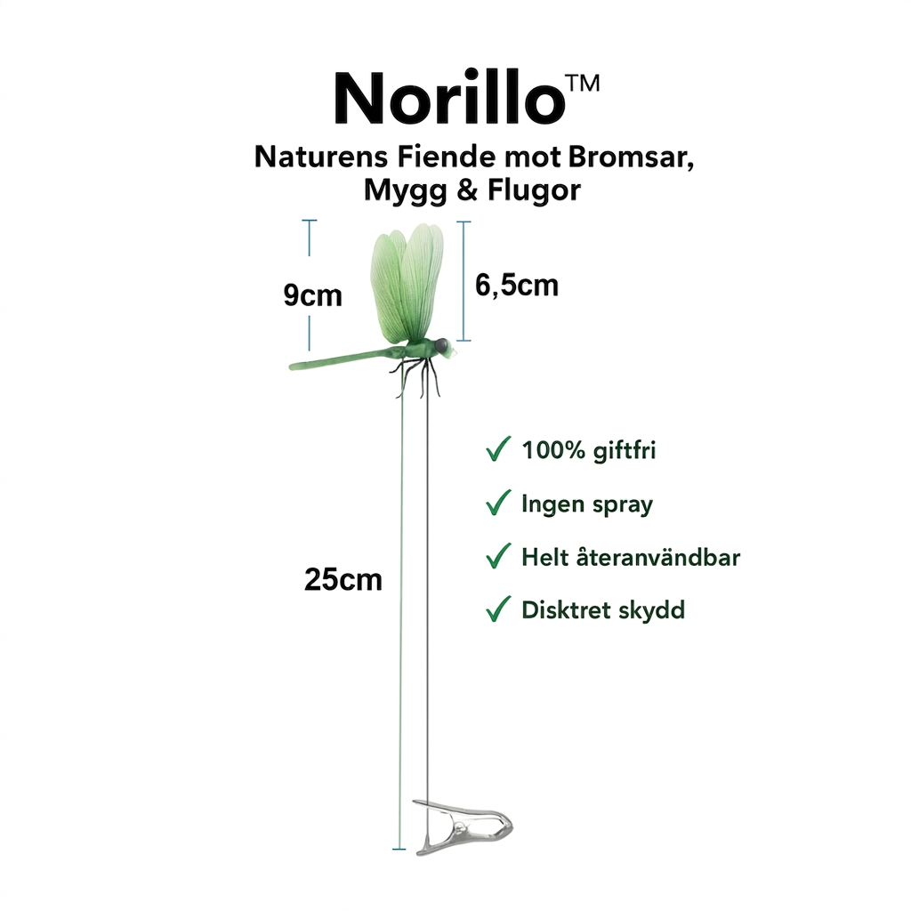 Øyenstikkeren – naturens fiende mot brems, mygg og fluer (3-pakning)