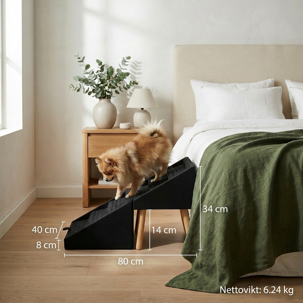 Norillo™ – Hundetrapp 2-i-1 OTTOMAN