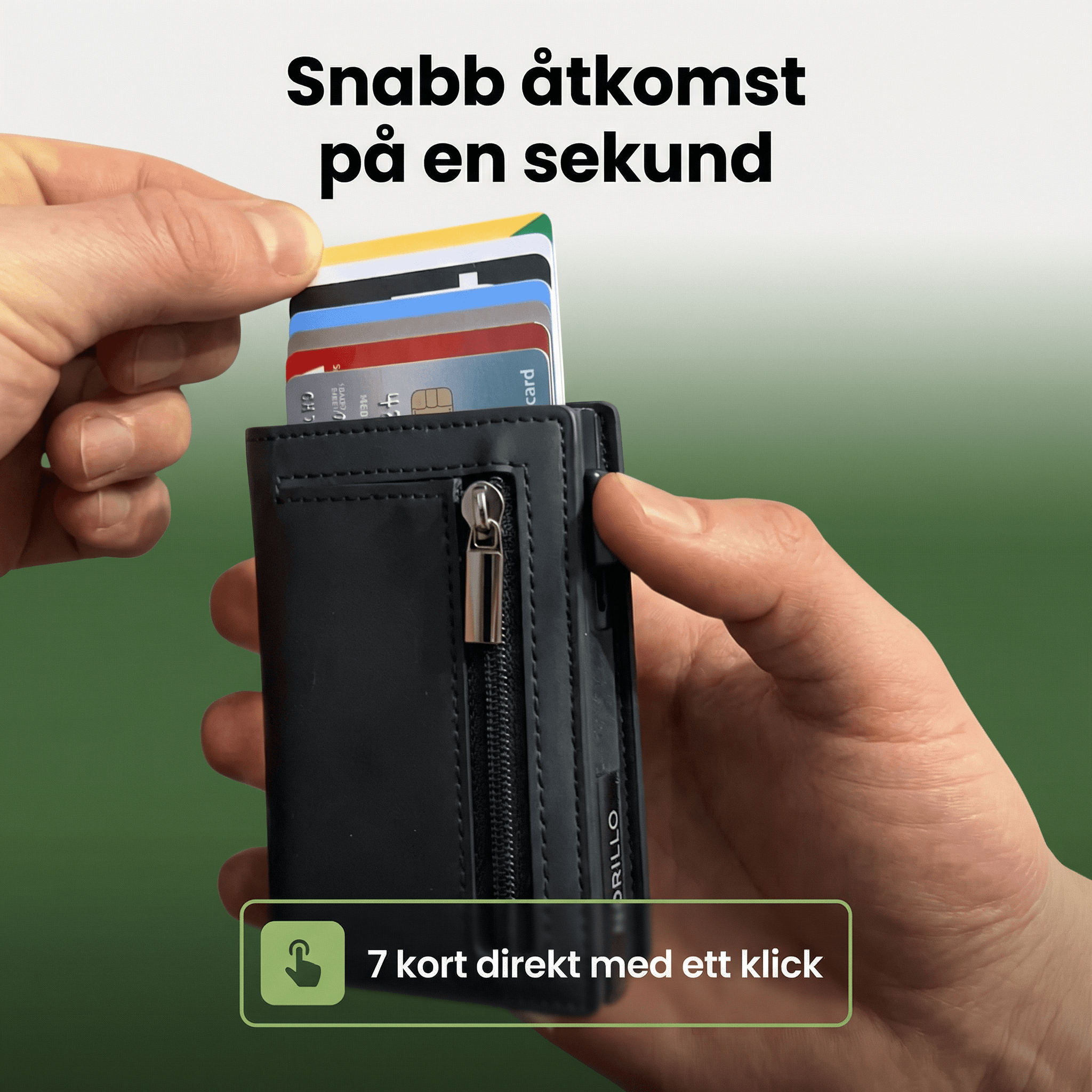 Norillo™ CardShield 3.0 – Slank lommebok med RFID-beskyttelse