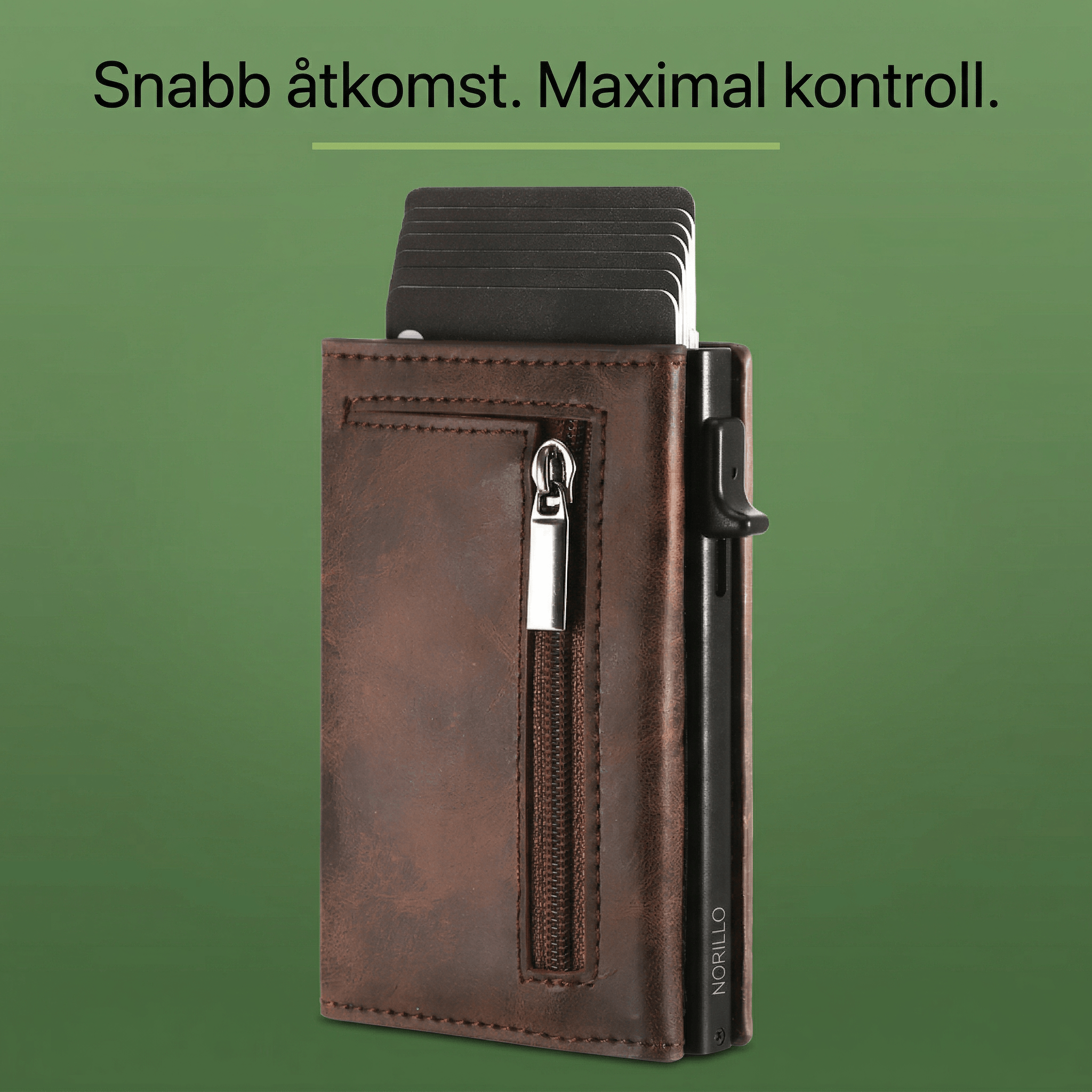 Norillo™ CardShield 3.0 – Slank lommebok med RFID-beskyttelse