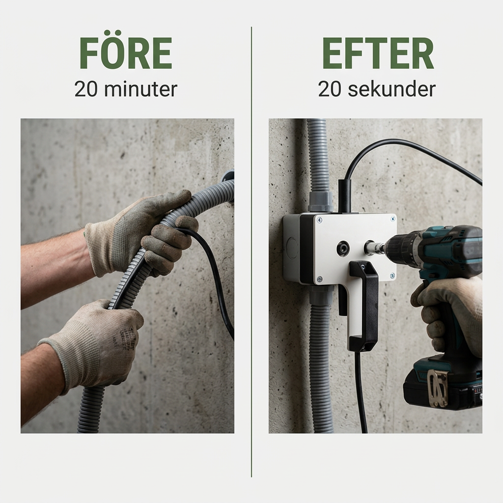Norillo® – CableDrive – Trekker kabel gjennom røret på minutter, helt selv