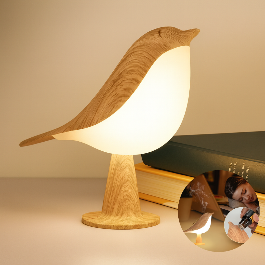 Norillo™ – Nattlampe i Fugldesign med Duft og Justerbart Lys