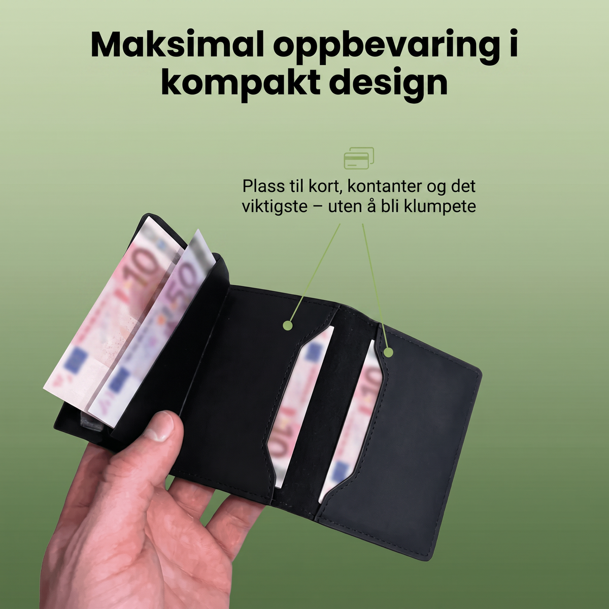 Maksimal oppbevaring i kompakt design