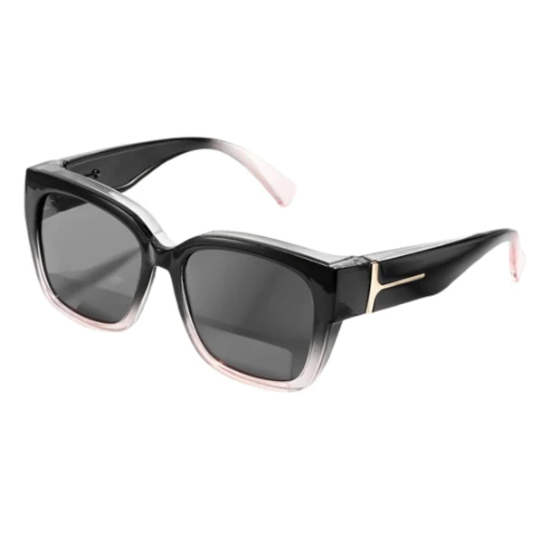 ClearVue svart/rosa cross