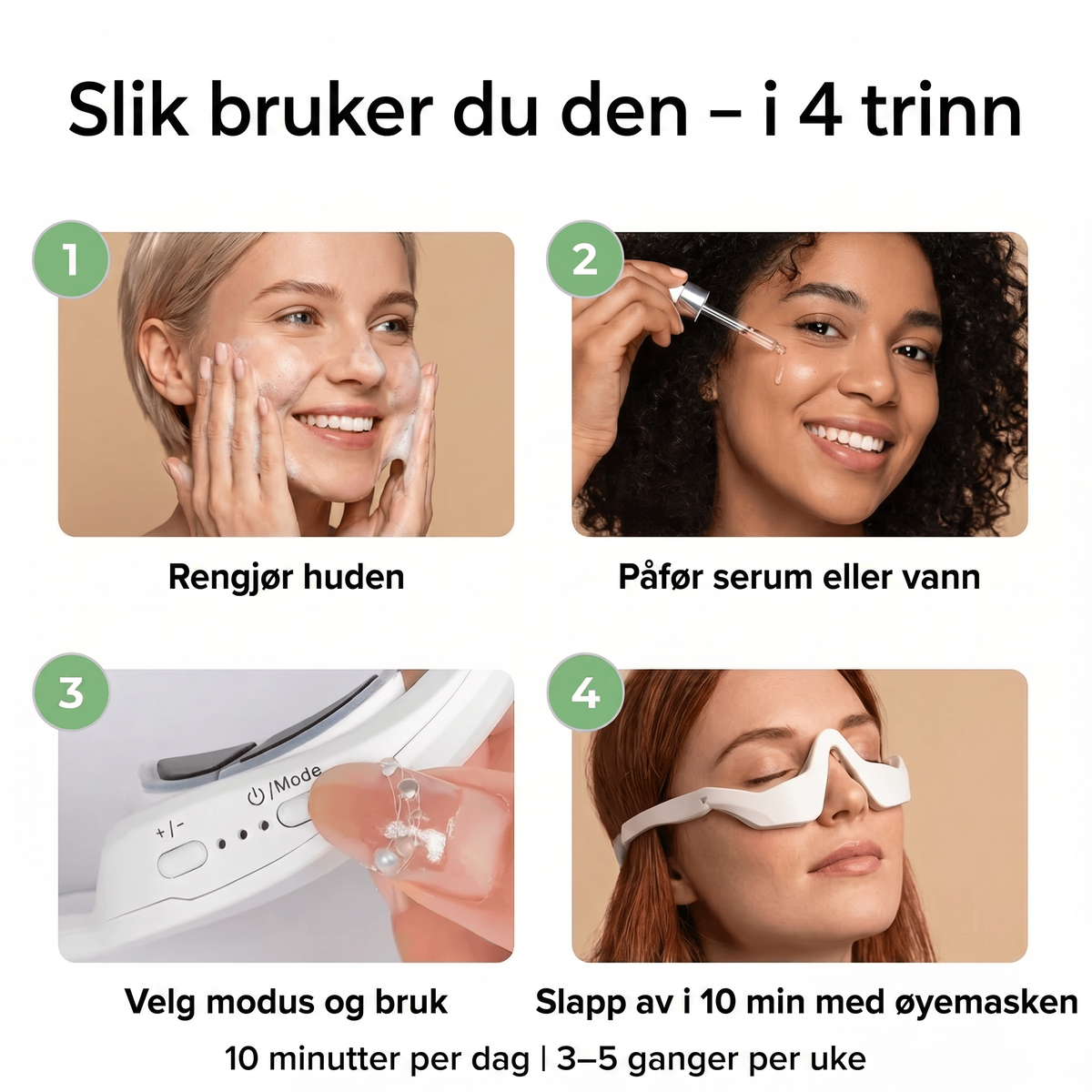 Norillo Øyemaske bruk