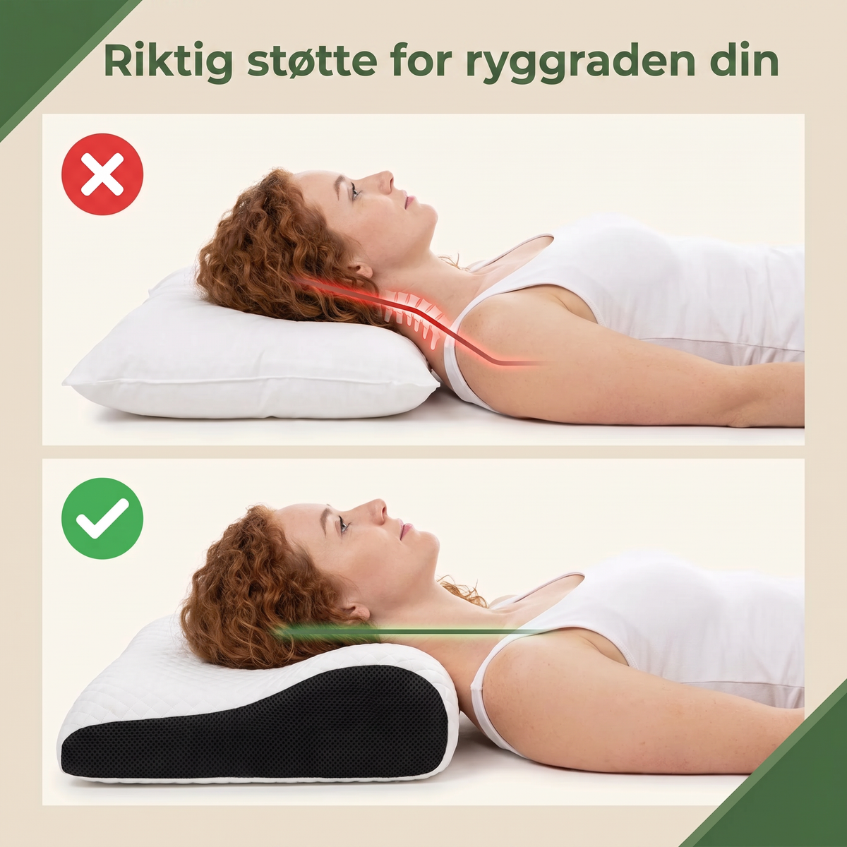Riktig støtte for ryggraden din
