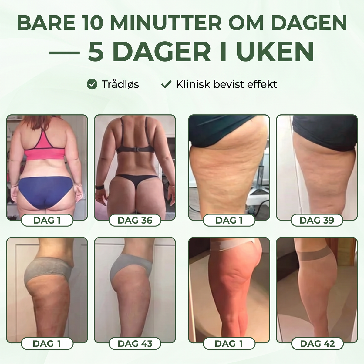 Bare 10 minutter om dagen – 5 dager i uken