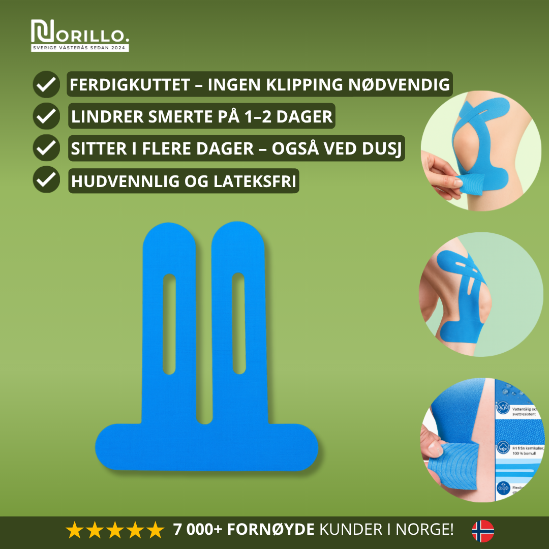 Norillo™ – Knebandasje mot smerte med umiddelbar lindring og stabilitet
