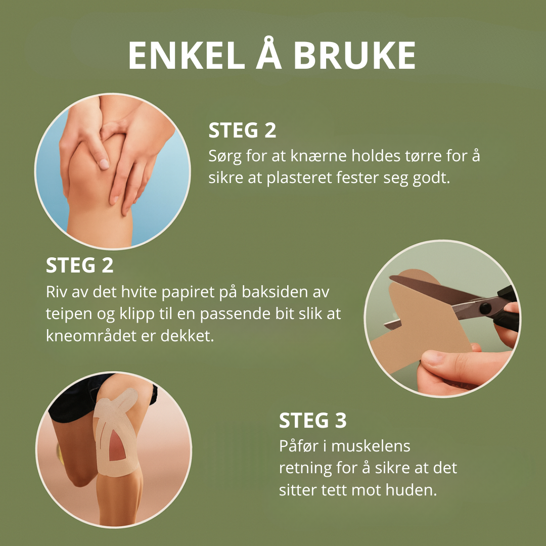 Norillo™ – Knebandasje mot smerte med umiddelbar lindring og stabilitet