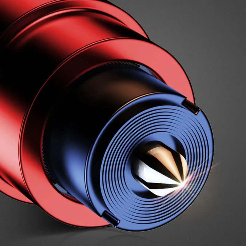 Norillo™ – 2-i-1 Bilredder: Glassknuser og Beltekutter i Ett