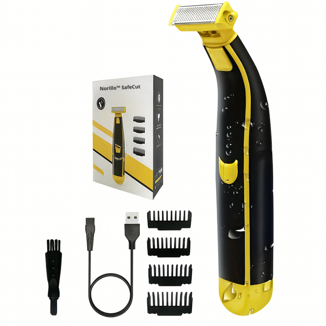 Norillo™ SafeCut – Hudvennlig barbermaskin for kropp og ansikt uten kutt