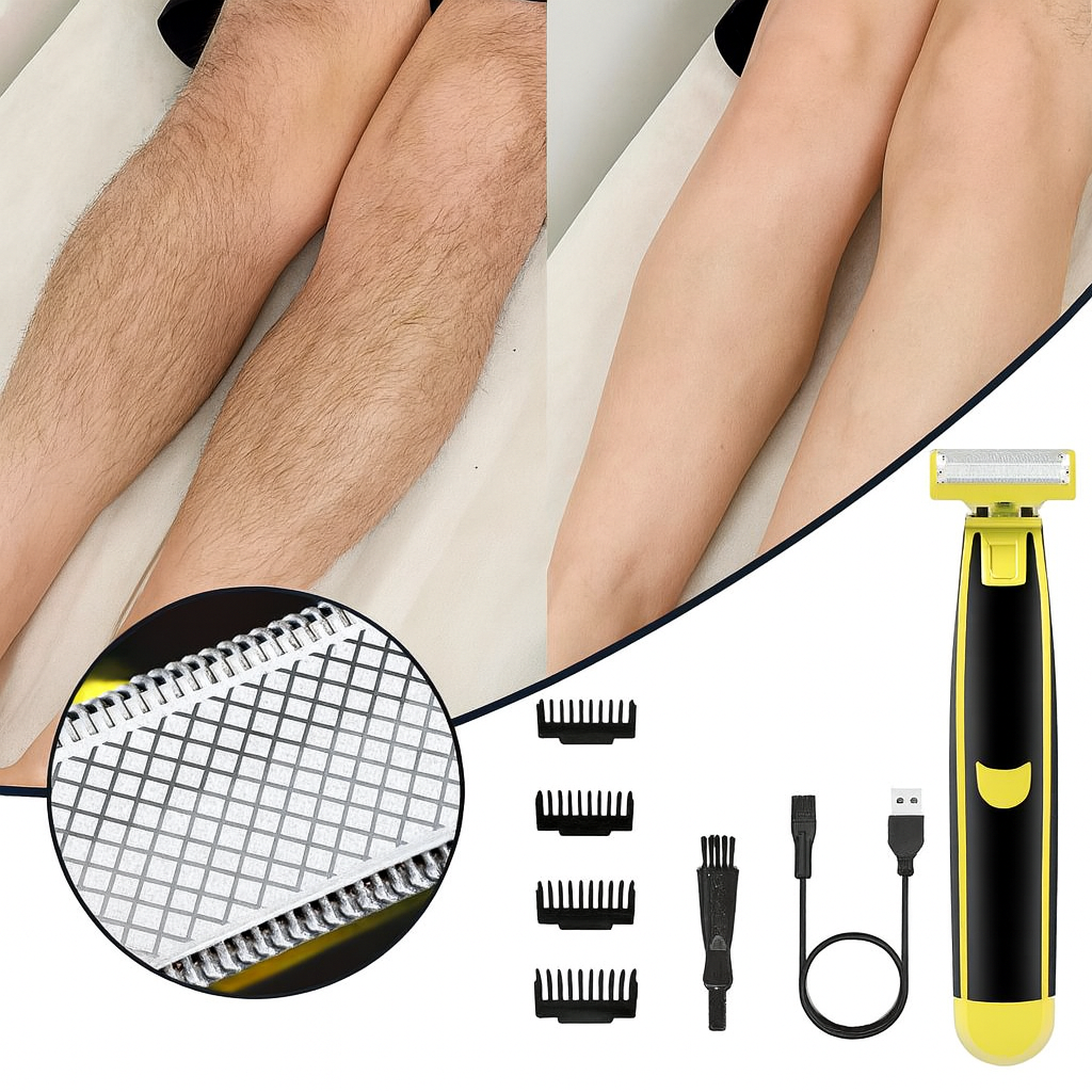 Norillo™ SafeCut – Hudvennlig barbermaskin for kropp og ansikt uten kutt