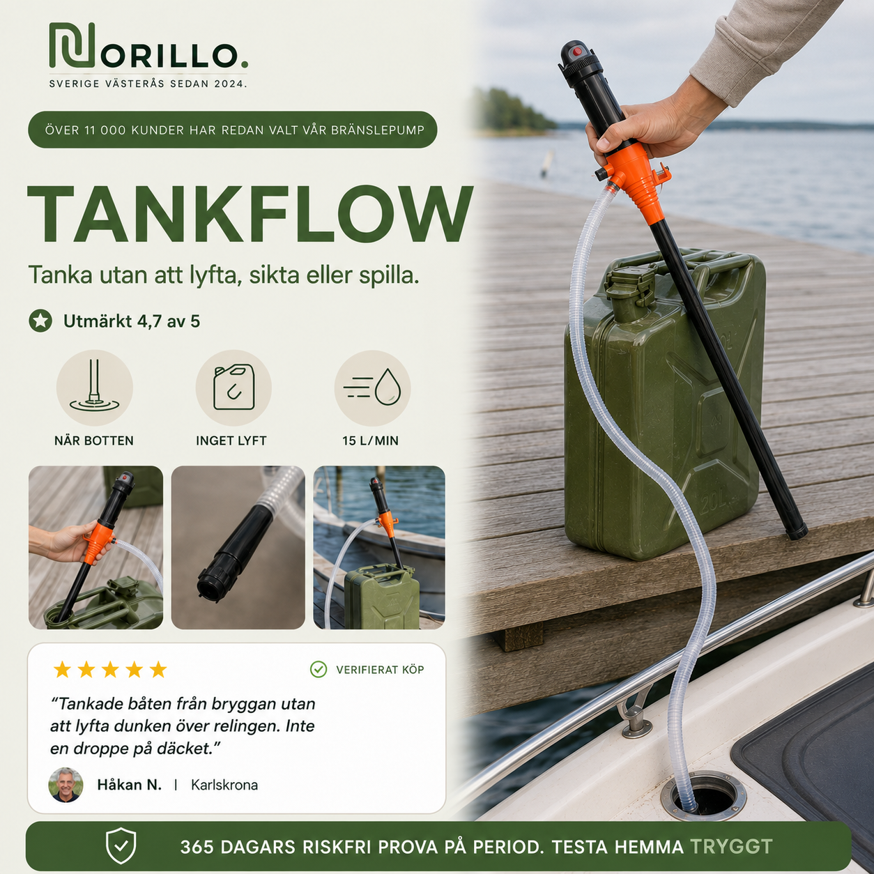 Norillo TankFlow drivstoffpumpe