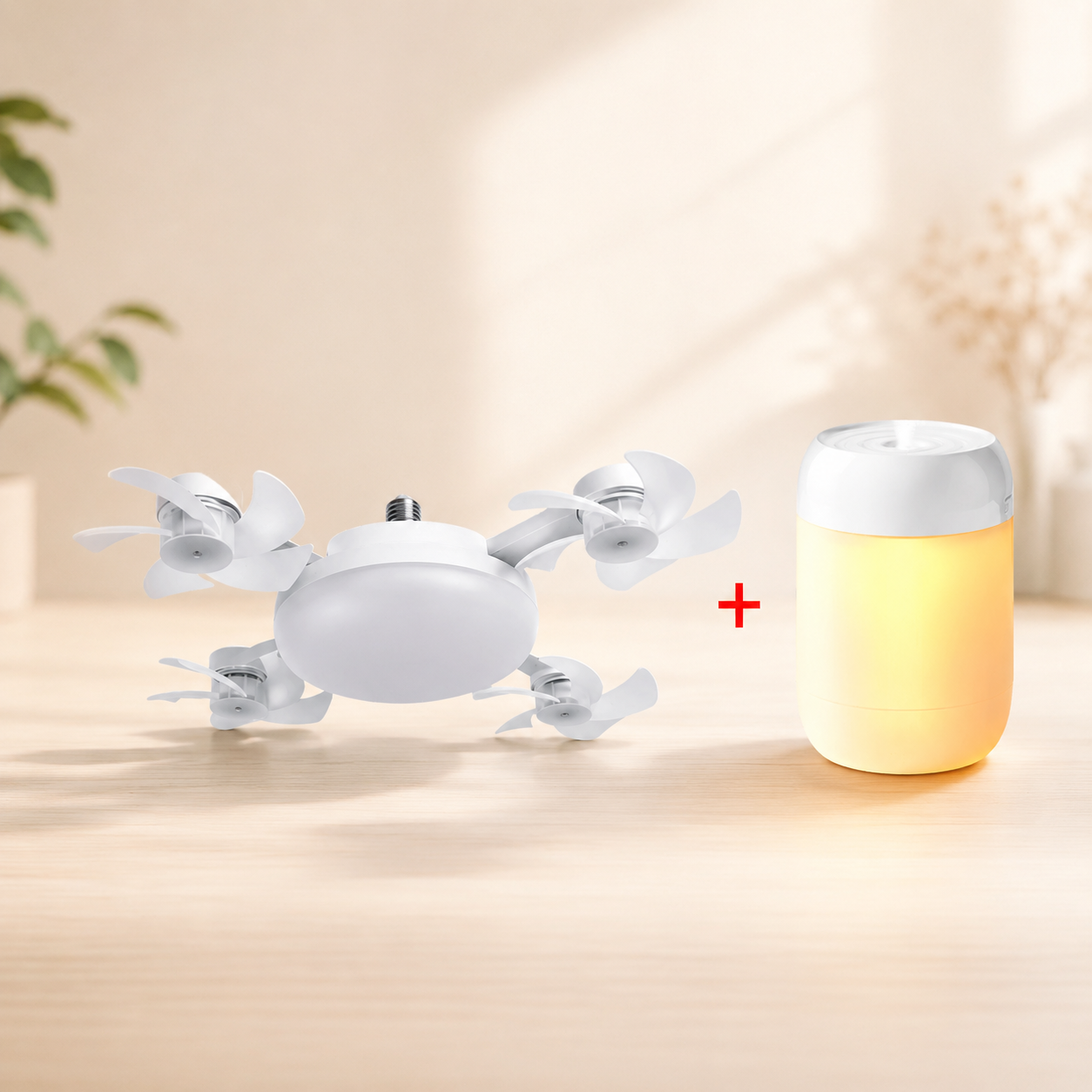 Norillo® – BreezeSocket – Takvifte med lampe som skrus i på minutter
