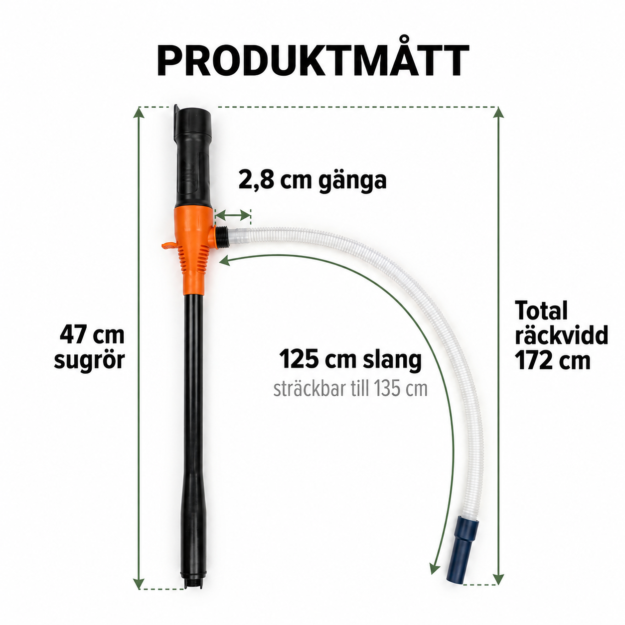 Norillo® – TankFlow – Pump drivstoff fra kanne uten løft og søl