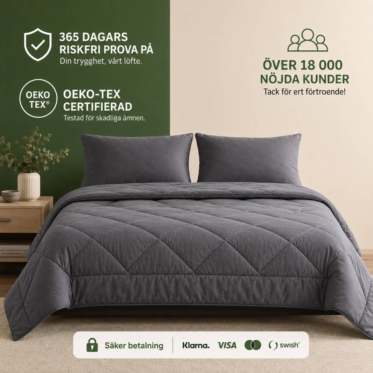 Norillo® – FreshFold – Dyne og dynetrekk i ett, vask helt og tørt samme dag
