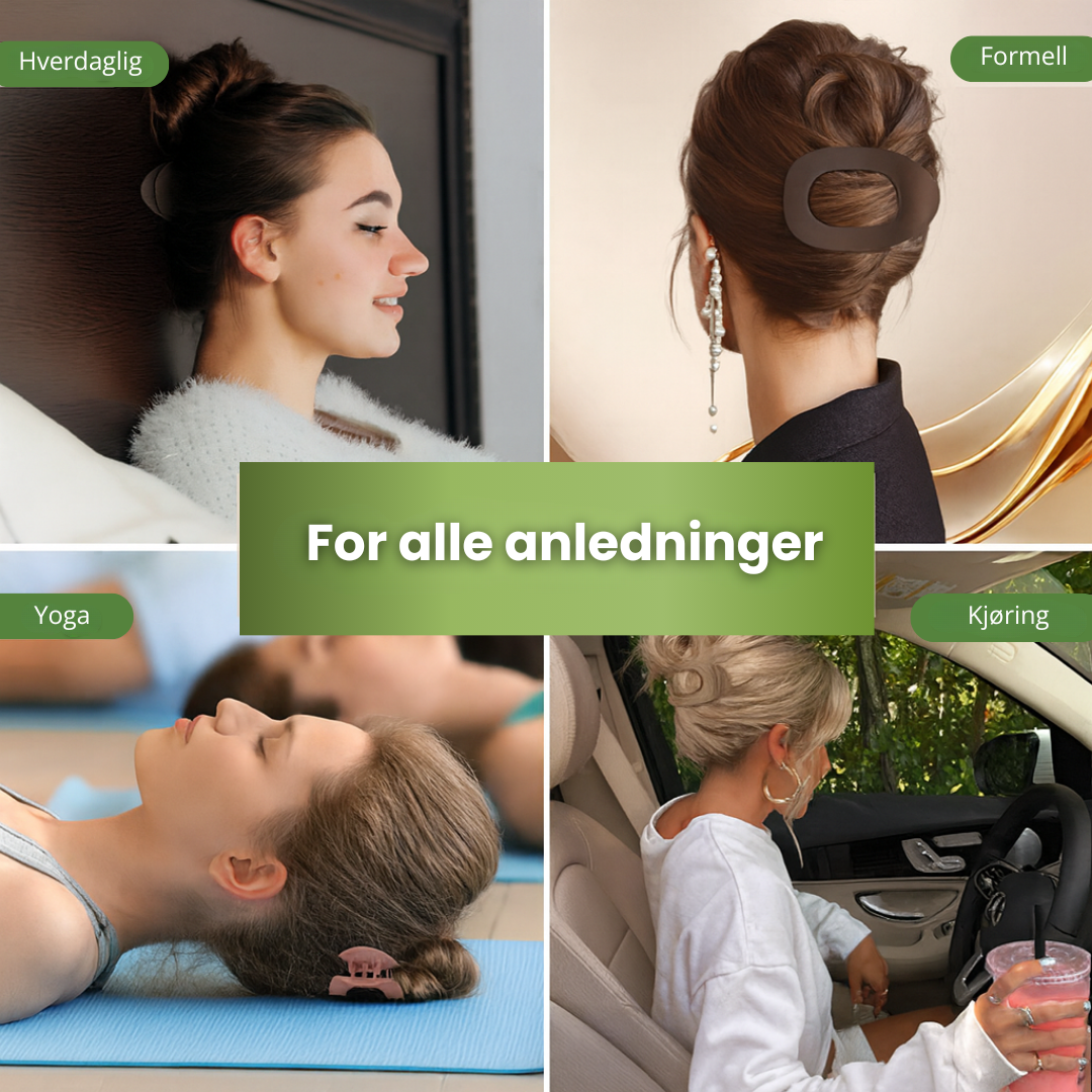 Norillo™ – Flat og behagelig hårklemme som ikke trykker