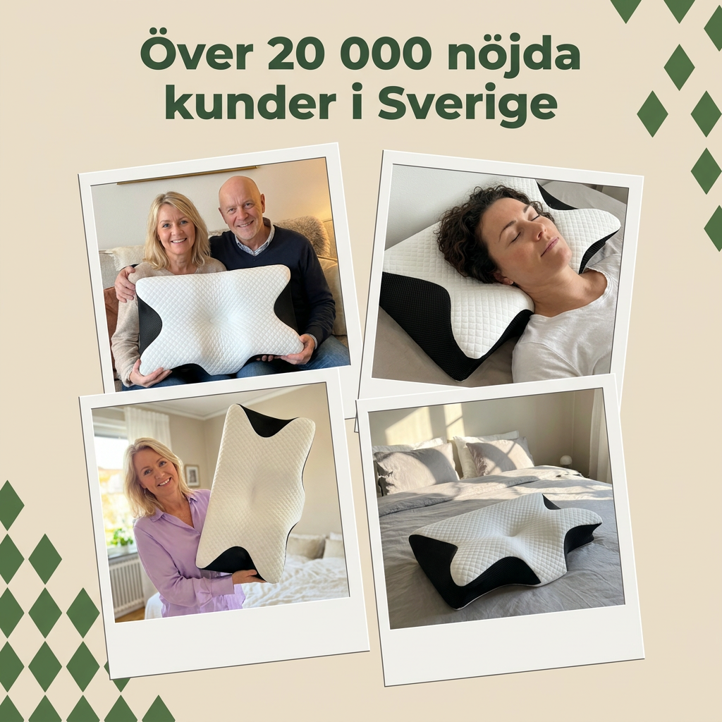 Norillo™ – Ergonomisk Nakkepute som Lindrer Nakke- & Ryggsmerter
