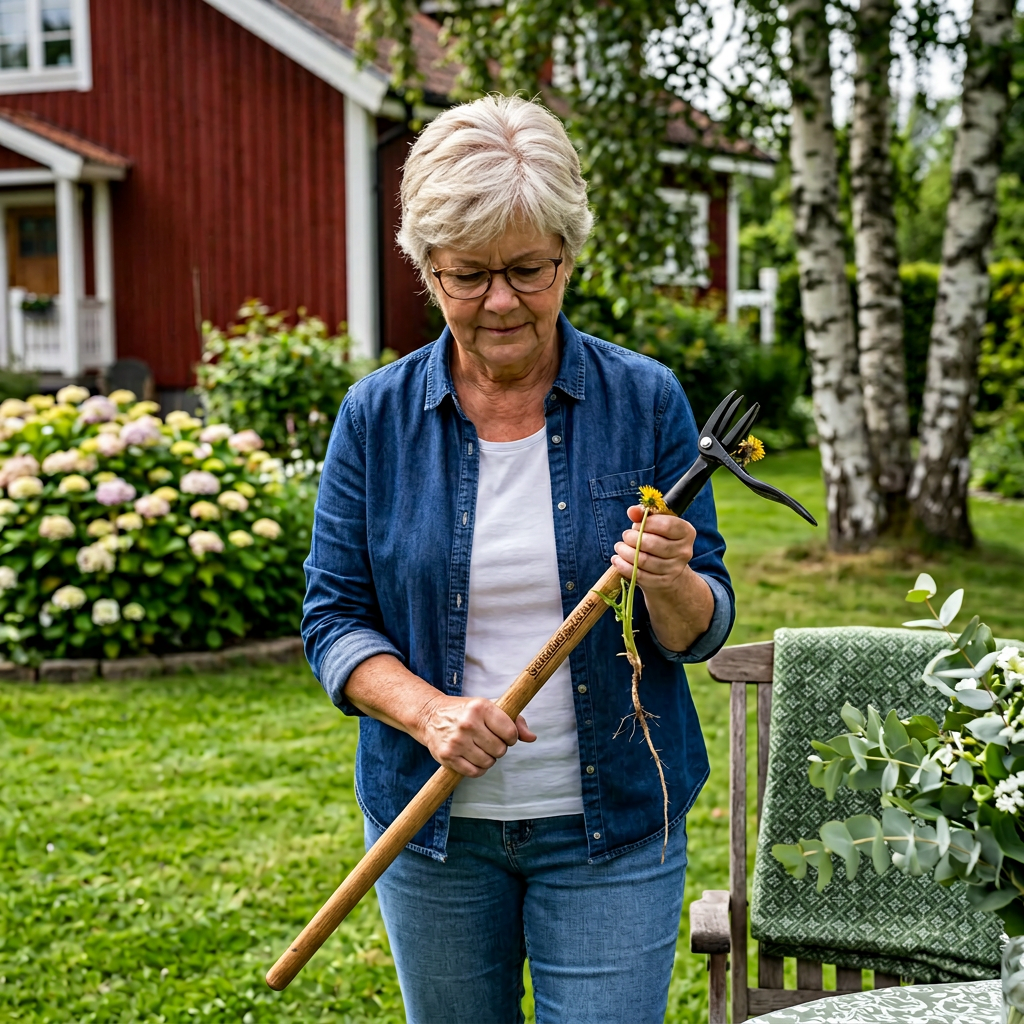 RotRyck Pro i bruk i hagen