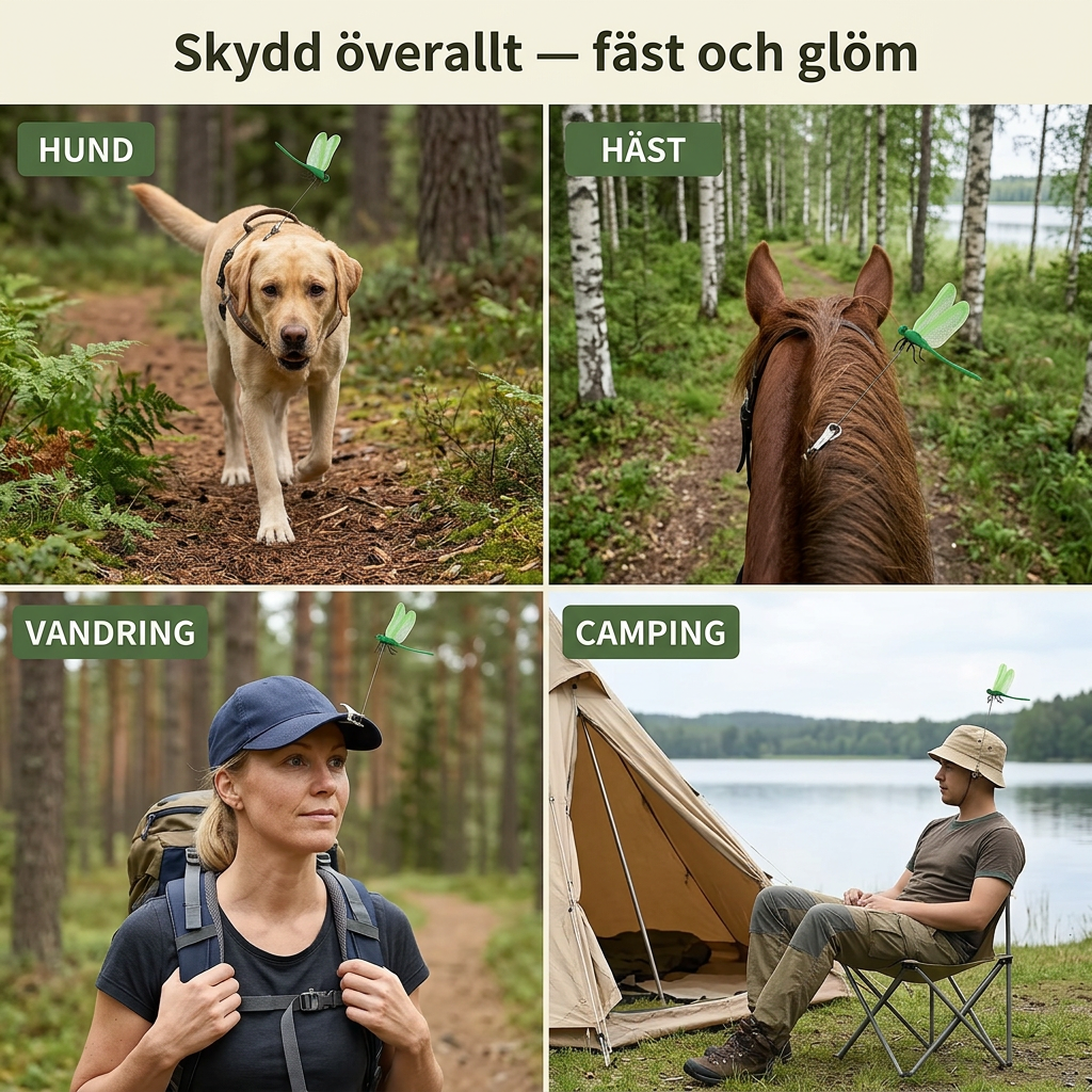 Øyenstikkeren – naturens fiende mot brems, mygg og fluer (3-pakning)