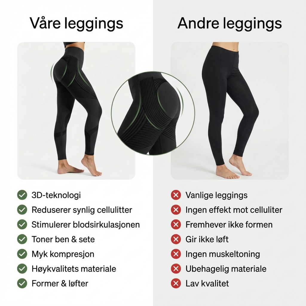 Norillo™ – 3D Sculpt Leggings – Form din silhuett uten anstrengelse