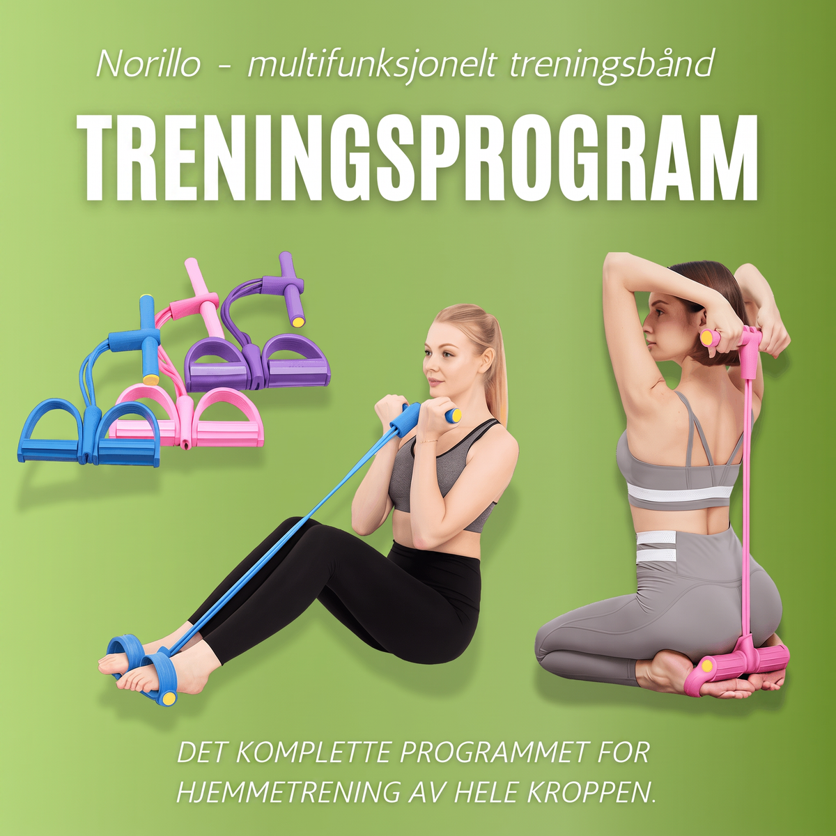 TRENINGSPROGRAM - Norillo - multifunksjonelt treningsstrikk