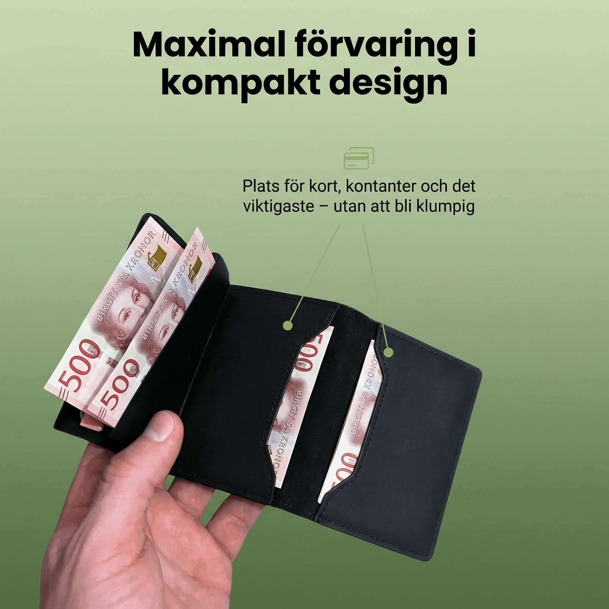 Norillo™ CardShield 3.0 – Slank lommebok med RFID-beskyttelse