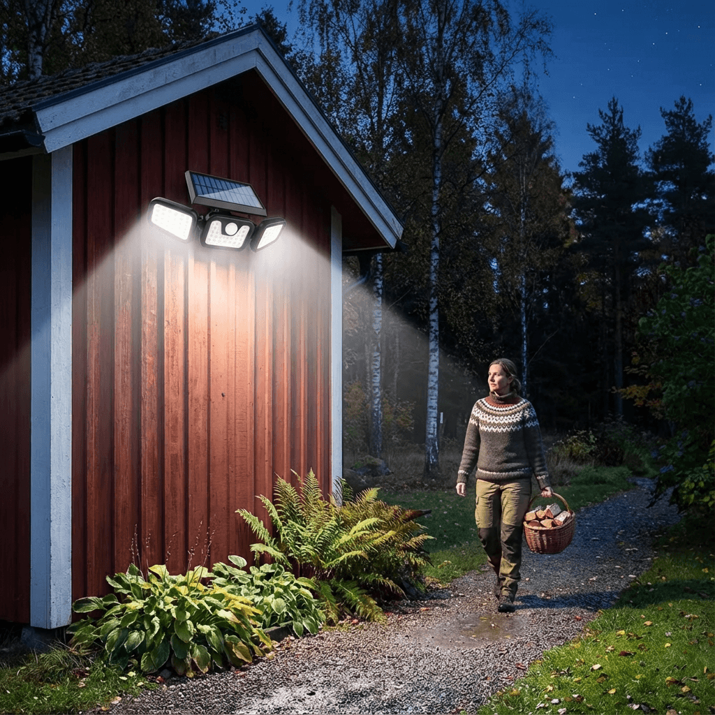 Norillo™ – Kraftig Solcellebelysning som Tennes ved Bevegelse