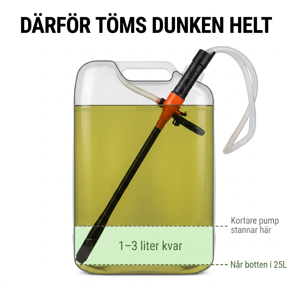 Norillo® – TankFlow – Pump drivstoff fra kanne uten løft og søl