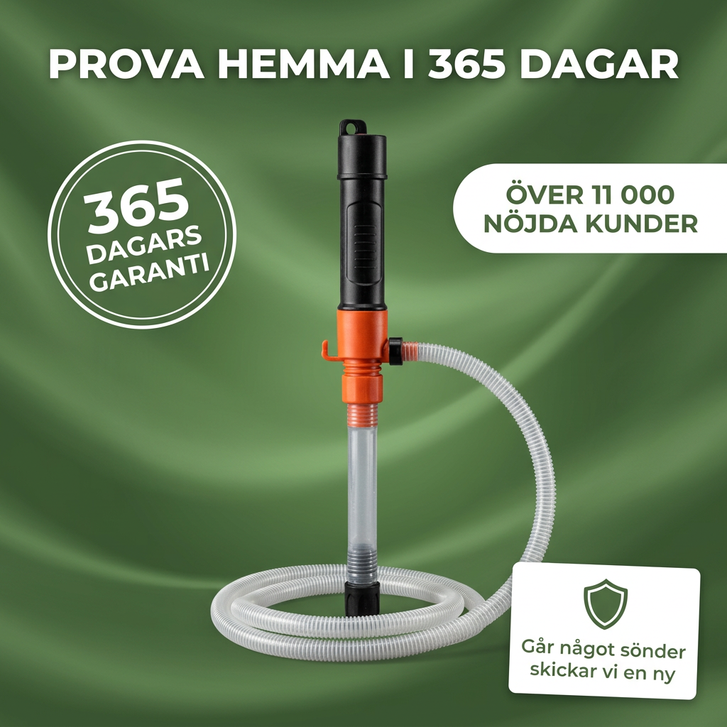 Norillo® – TankFlow – Pump drivstoff fra kanne uten løft og søl