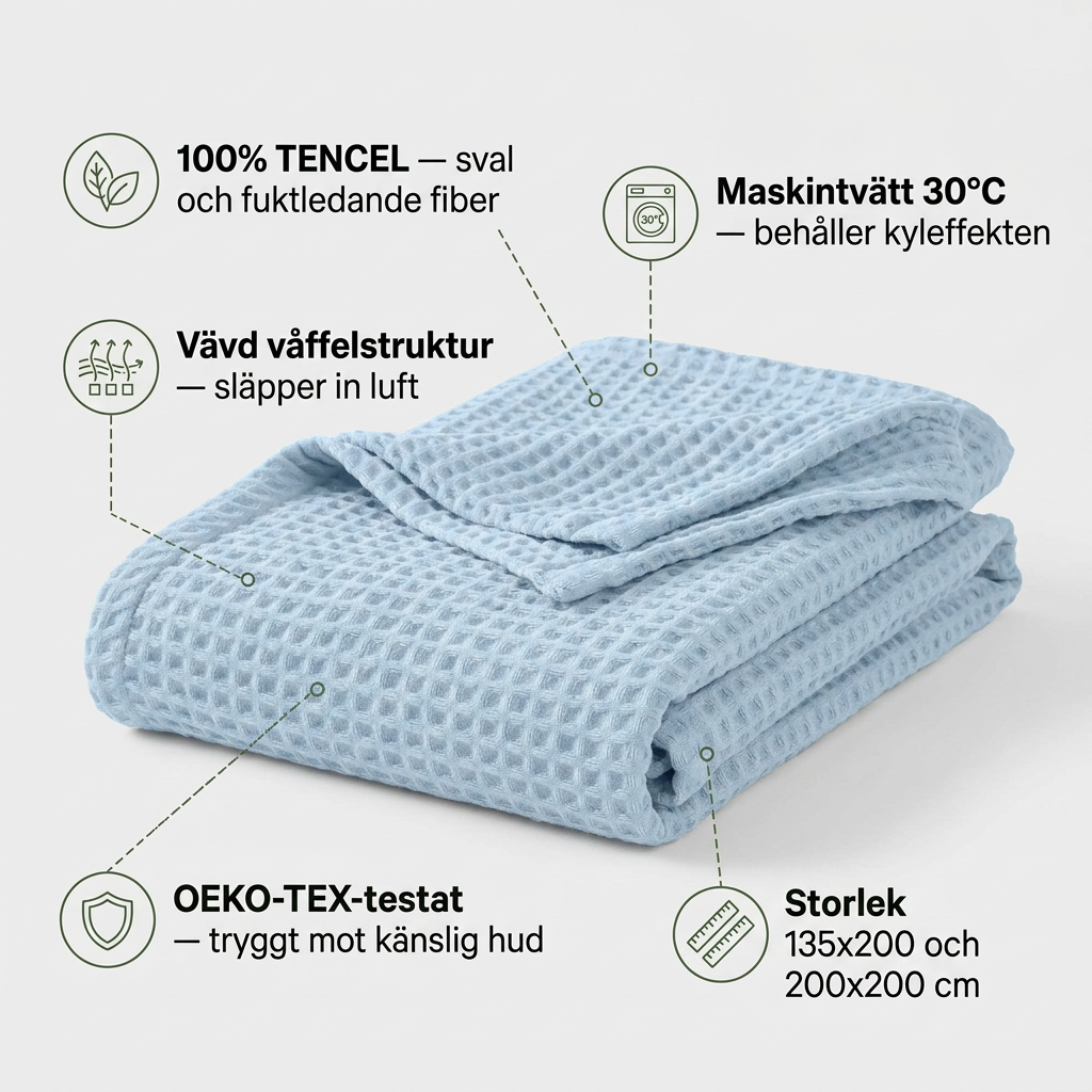 Norillo® – CoolWave – Sval, tørr søvn under dynen også på varme netter