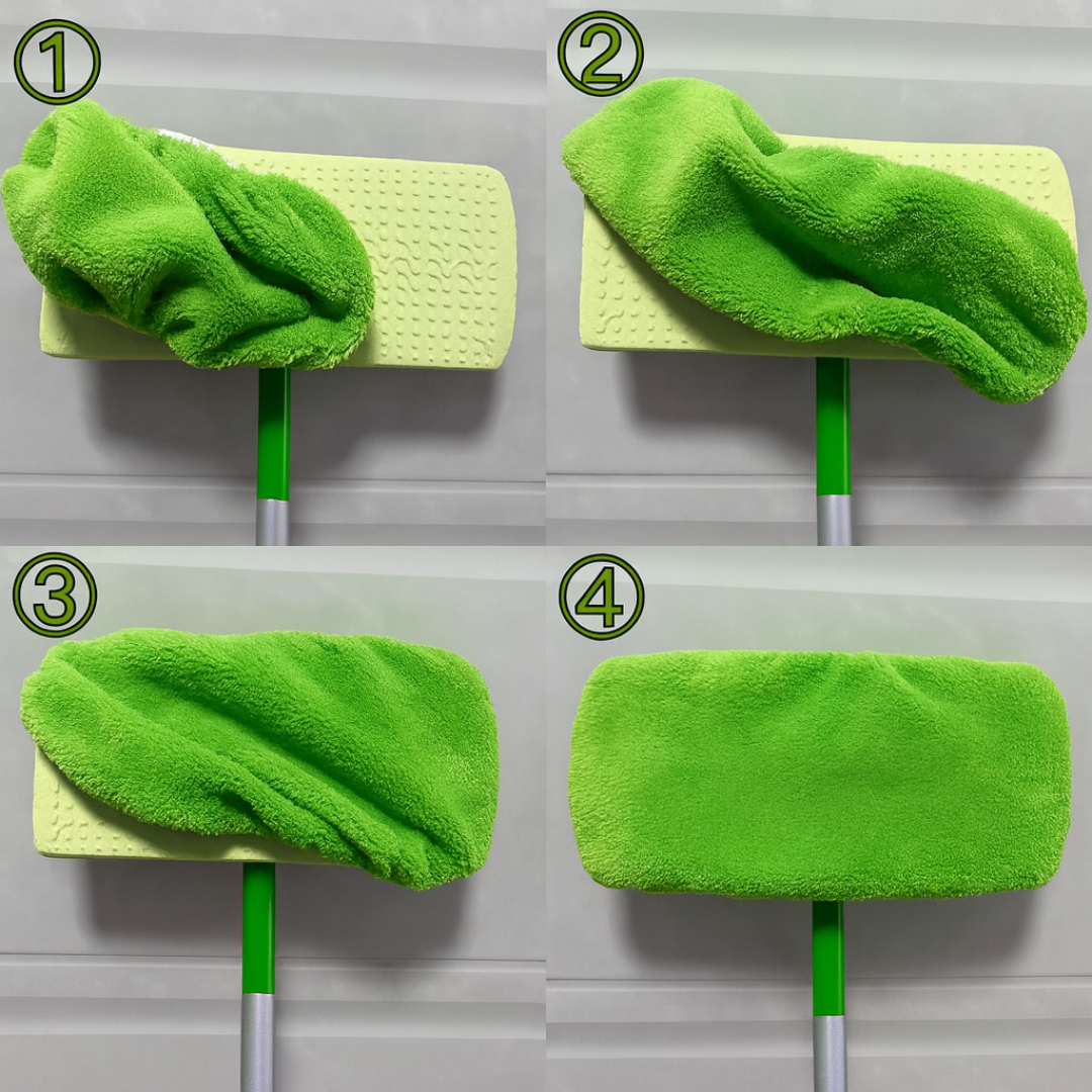 GreenSweep™ – Gjenbrukbar mopp for Swiffer | 2+2 GRATIS