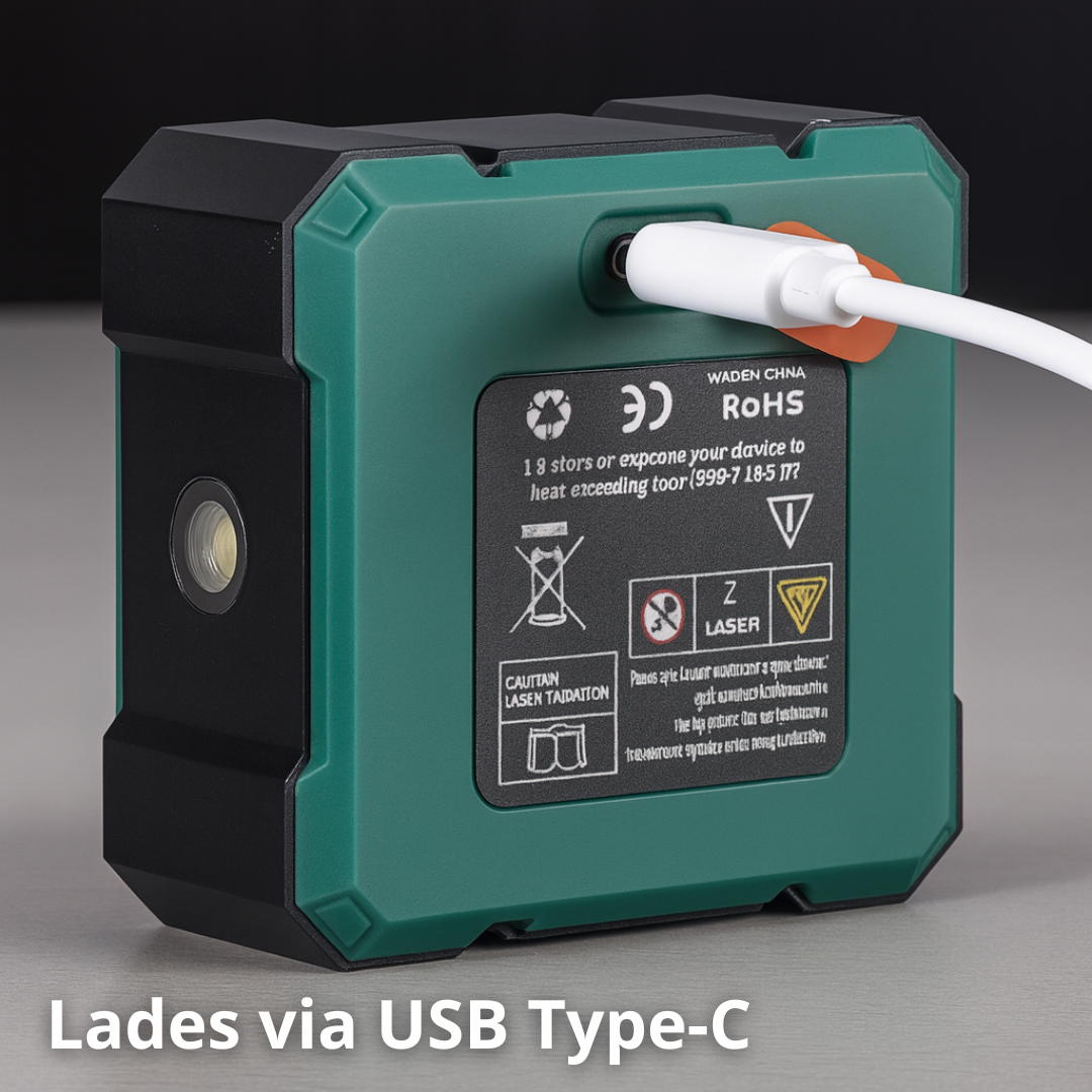 Norillo™ – 2-i-1 Digital Vinkelmåler og Laser Vaterpass