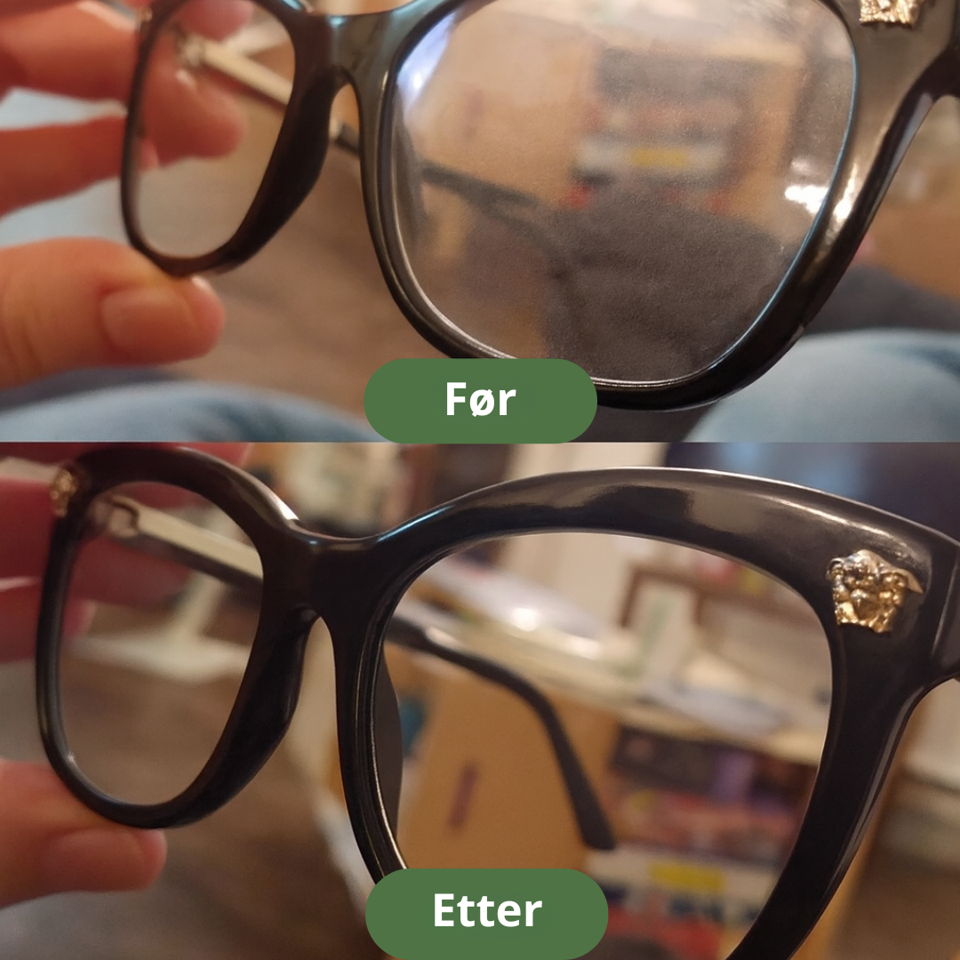 Norillo™ – Krystallklare briller uten pusskluter & striper