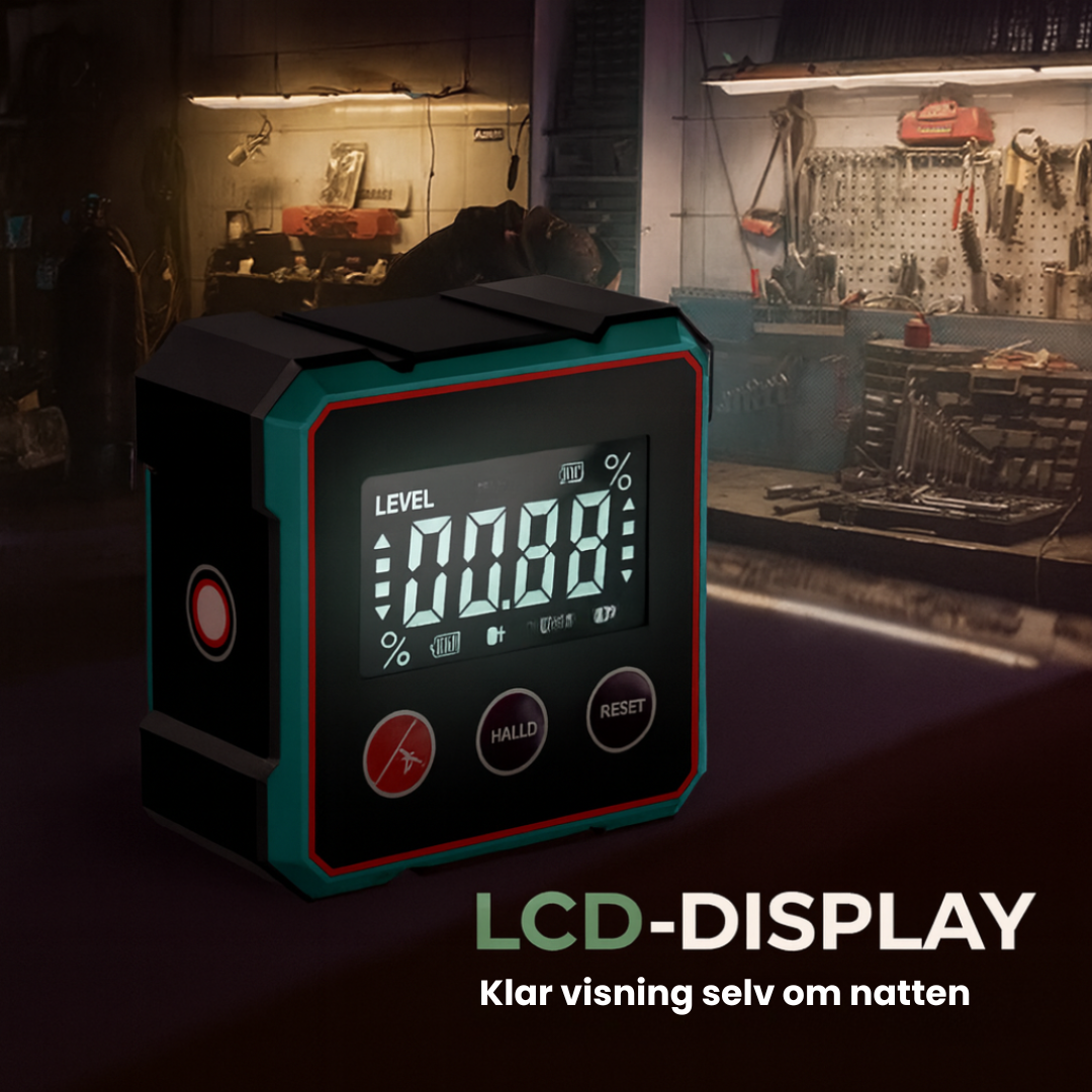 Norillo™ – 2-i-1 Digital Vinkelmåler og Laser Vaterpass