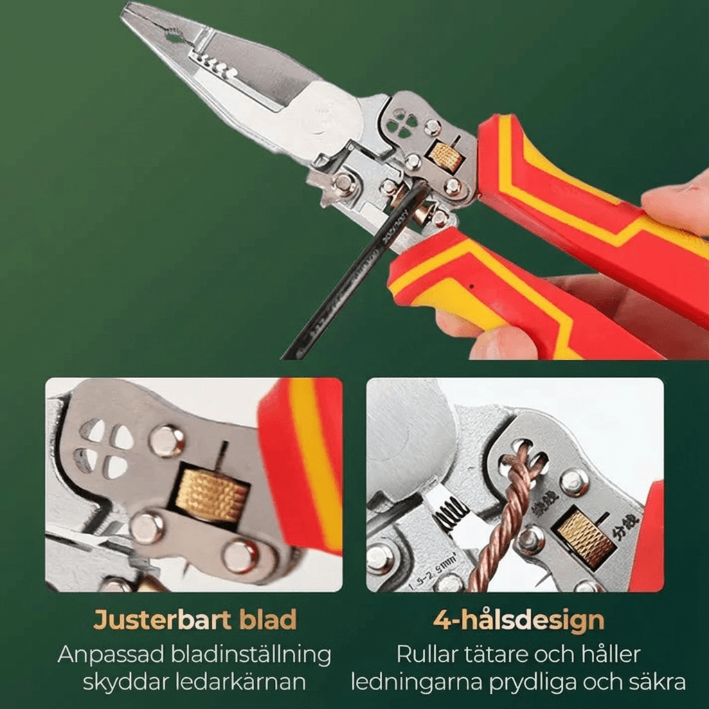 Norillo™ – 8-i-1 avmantlingstang for rask kapping og kabelarbeid