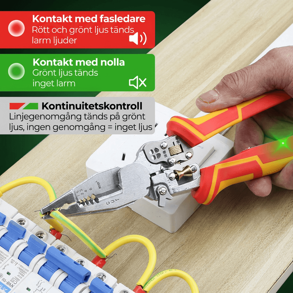 Norillo™ – 8-i-1 avmantlingstang for rask kapping og kabelarbeid