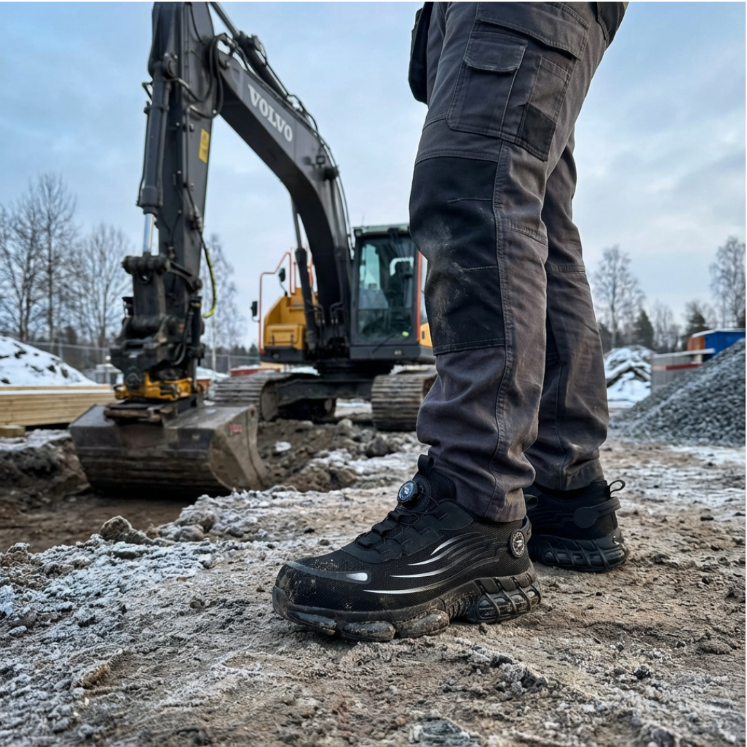 Norillo™ – ArmorFlex S3 Air – Ultralette vernesko med ståltåhette & vrilås