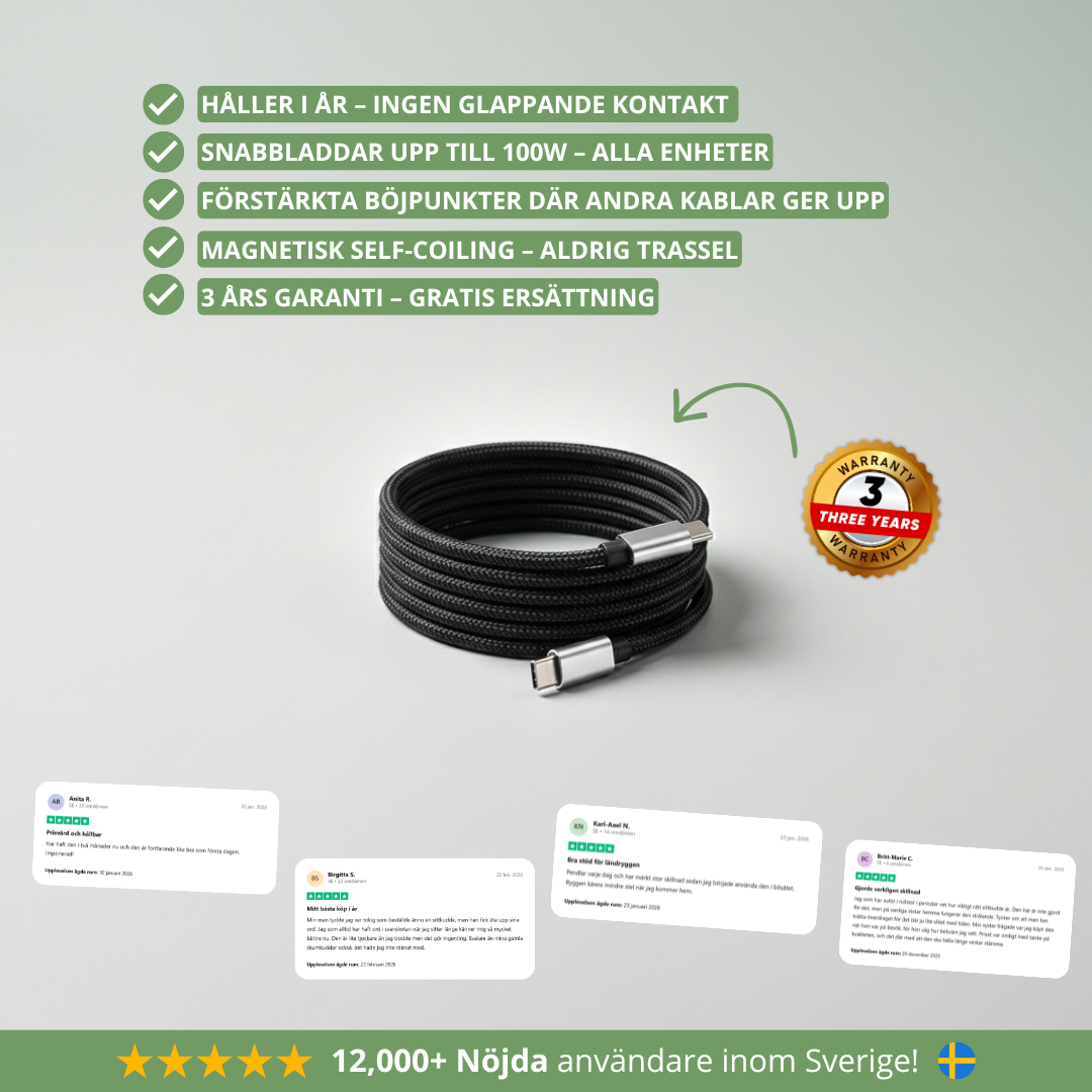 NorCable – magnetisk anti-floke-kabel