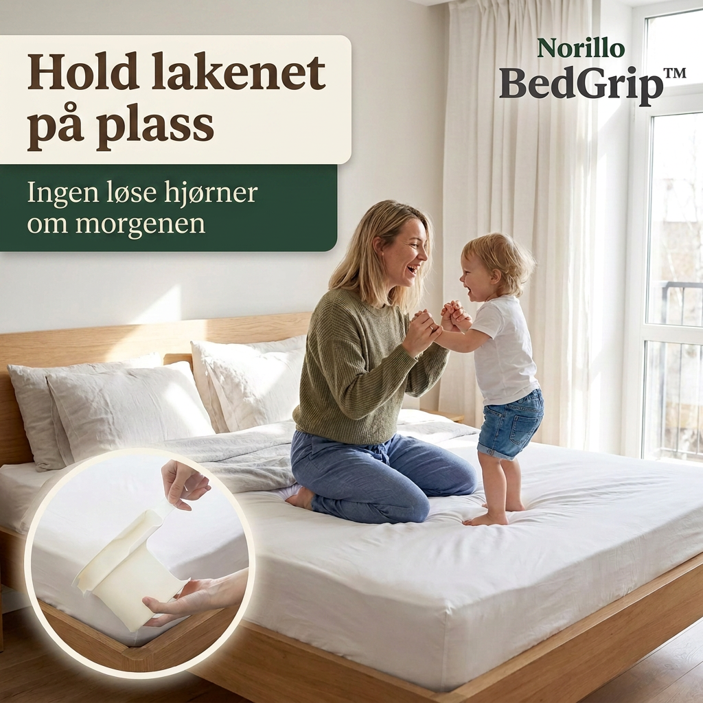 Hold lakenet på plass