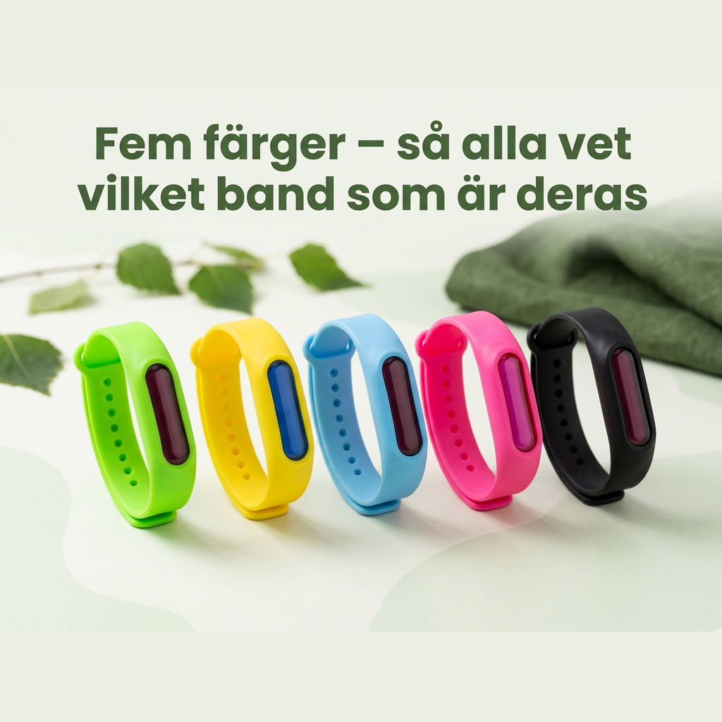 Norillo® – BiteShield myggarmbånd med naturlige oljer, oppladbart