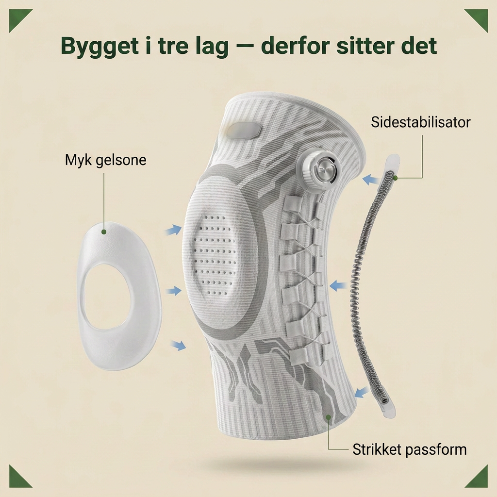 Bygget i tre lag