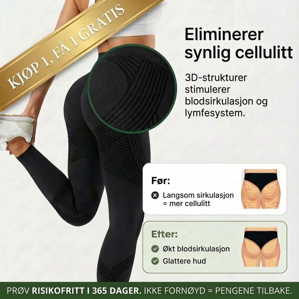 3D Sculpt leggings - eliminerer synlig cellulitt