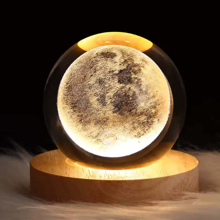 Norillo krystallglobe Månen